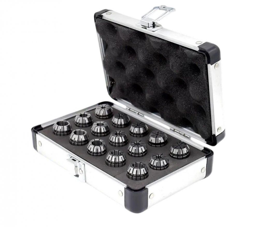 Набор цанг Metal Master 2-16 мм ER25 DIN6499 (15 шт.)