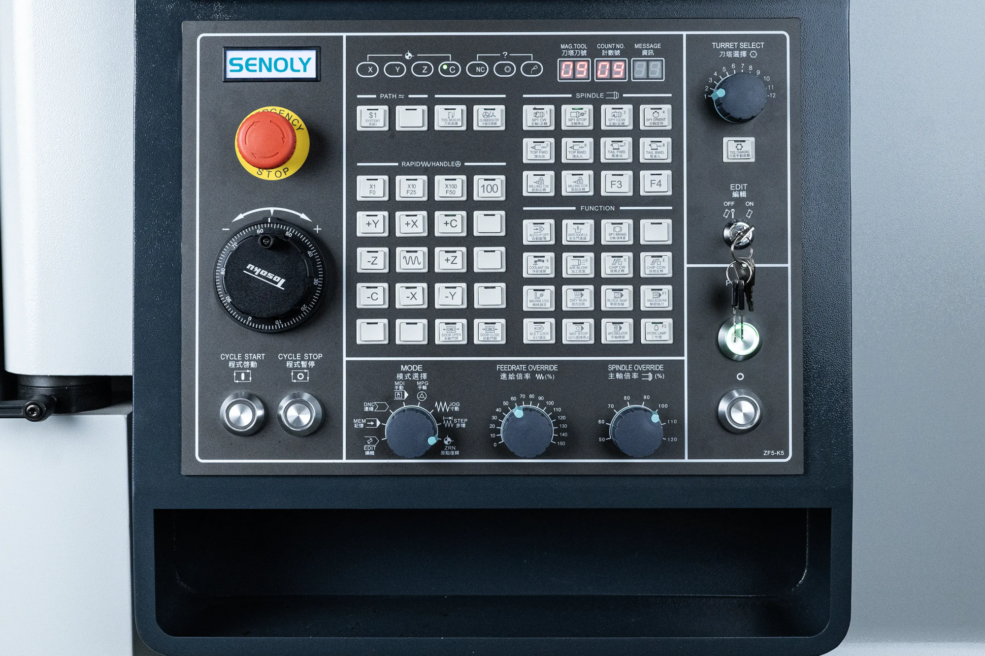 Станок токарный с ЧПУ с наклонной станиной SENOLY SY200MS (DD)