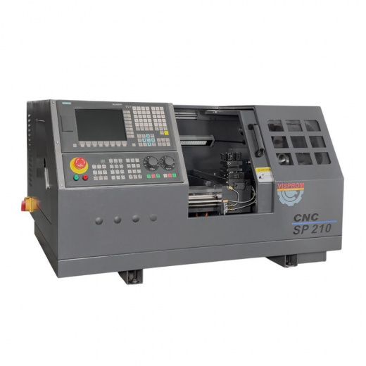 SP210 CNC Токарный станок с ЧПУ с горизонтальной станиной