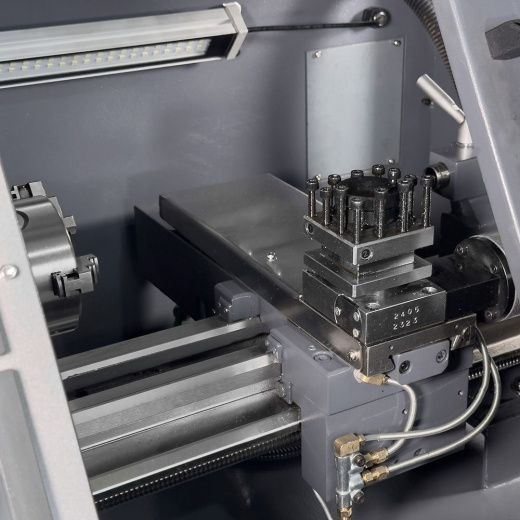 SP210 CNC Токарный станок с ЧПУ с горизонтальной станиной