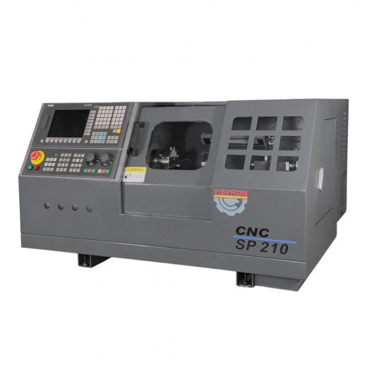 SP210 CNC Токарный станок с ЧПУ с горизонтальной станиной