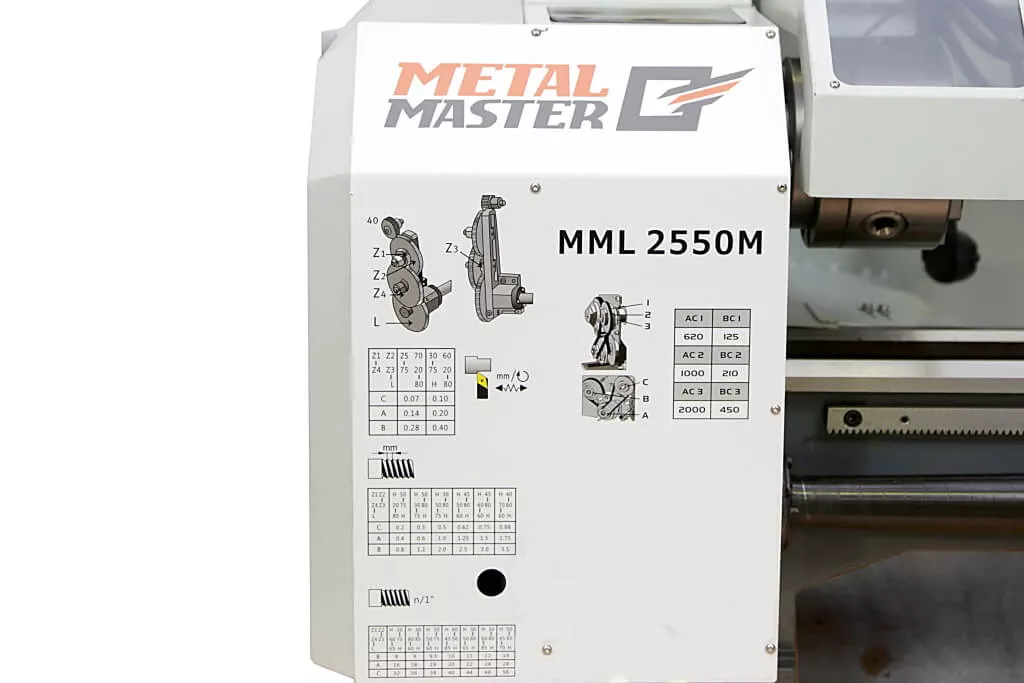 Токарный станок Metal Master MML 2550M