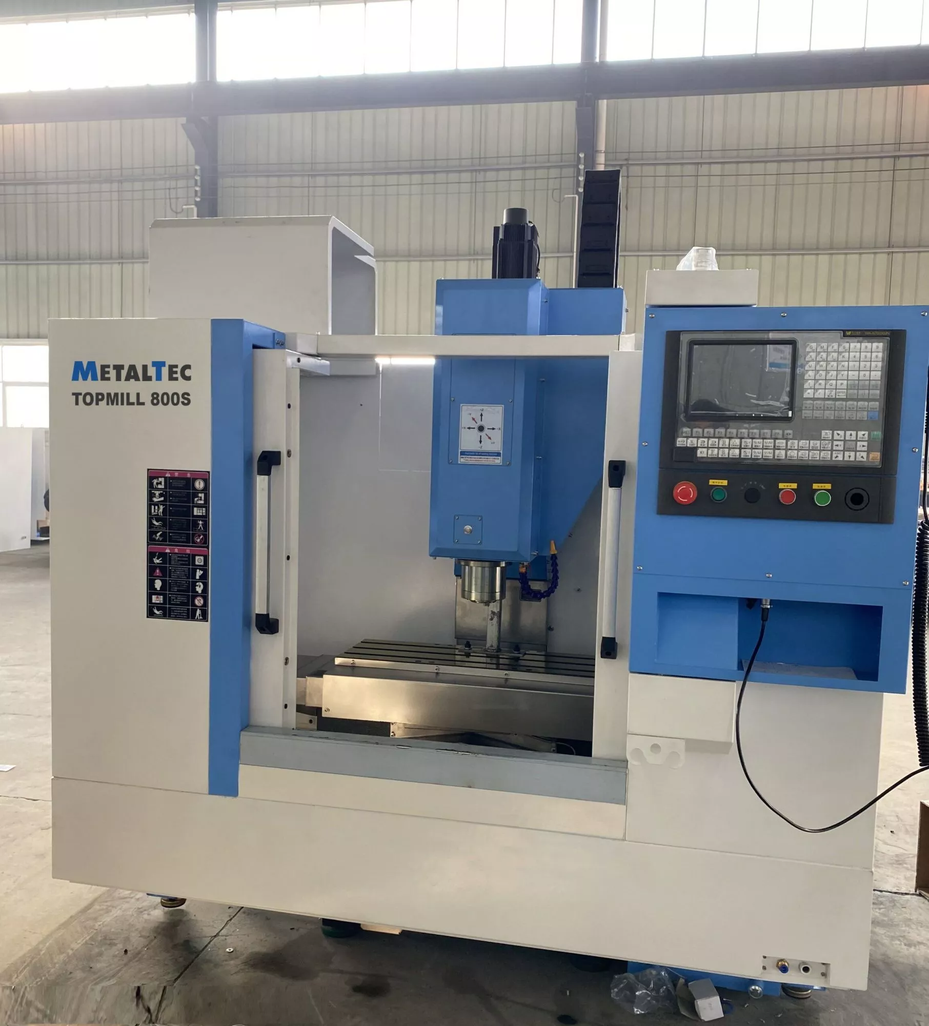 MetalTec TOPMILL 800S Вертикальный обрабатывающий центр с ЧПУ (подготовка под 4 ось)