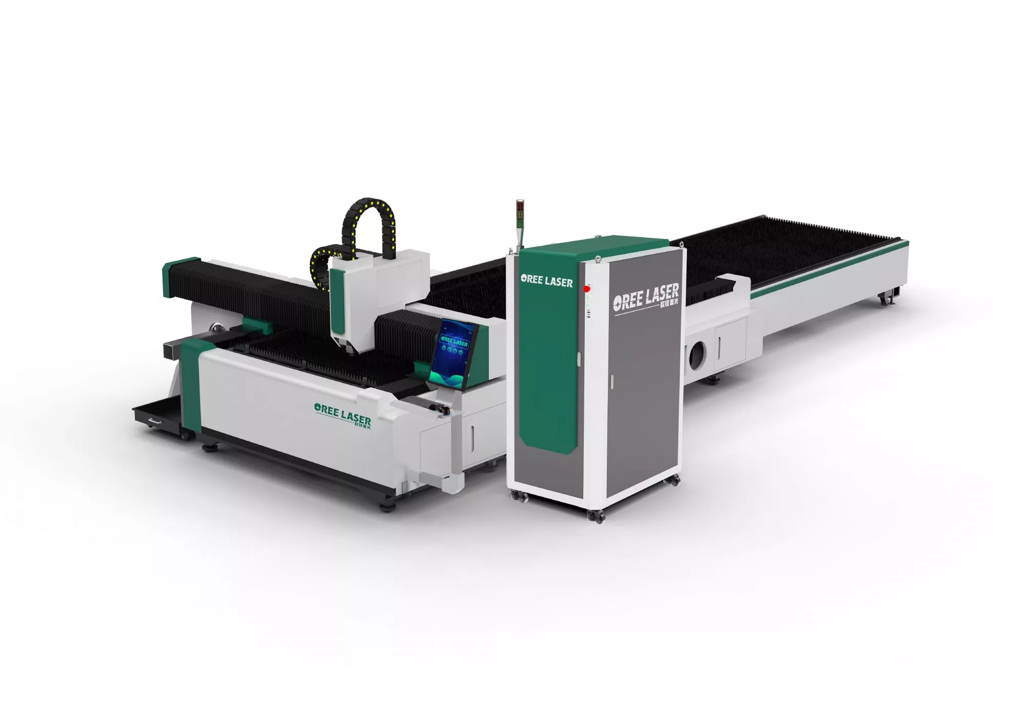 Лазерный станок со сменным столом и труборезным модулем EH3015Т6 MAXPHOTONICS 3000 Вт