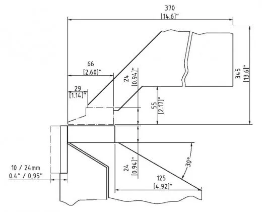 Листогиб электромеханический SCHECHTL MAB 150