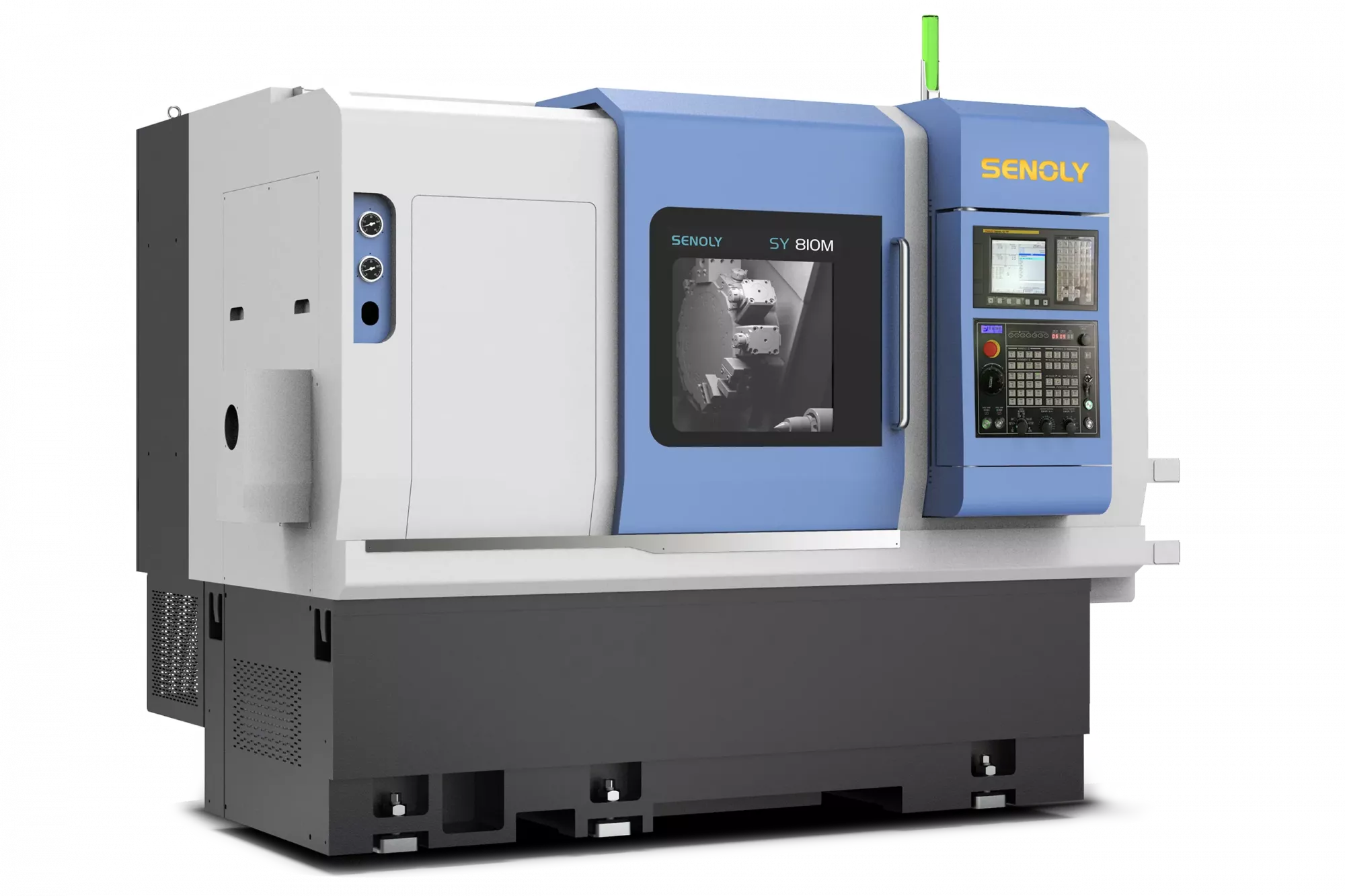 Станок токарный с ЧПУ с наклонной станиной SENOLY SY810M (DD)